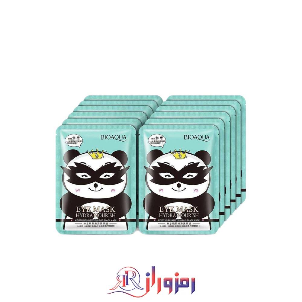 ماسک ورقه ای دور چشم پاندا بیوآکوا bioaqua پک 10 عددی،خرید و قیمت ماسک ورقه ای دور چشم پاندا بیوآکوا bioaqua پک 10 عددی